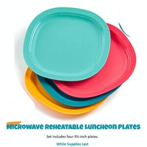 Tupperware Reheatable Plates impressions